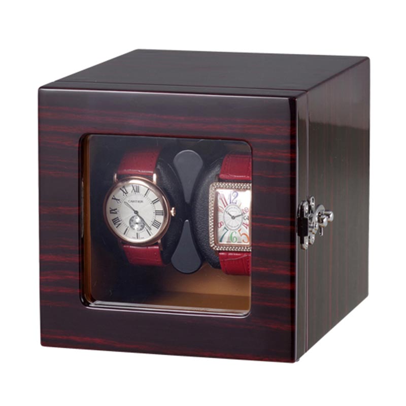 Wooden Watch Box with Walnut Finish