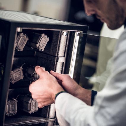 6 Piece Watch Winder is Customizable