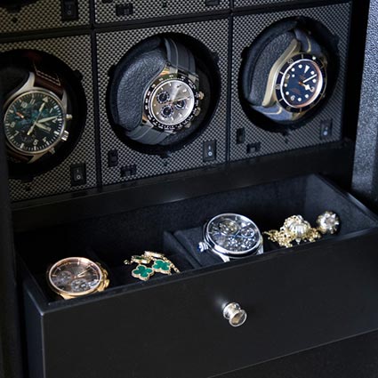 Quad Watch Winder in Luxurious Style