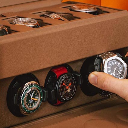 Multi Watch Winder with Diverse Materials