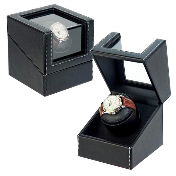 Tailored Leather Watch Display